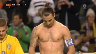 Zlatan İbrahimovic - Rövaşata Ü - Ters Açı İsveç 4-2 İngiltere 14.11.2012 Müthi̇ş Hd