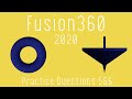 【Fusion360の使い方】基礎練習⑤⑥ 回転コマンド 4K／How to use Fusion 360 Basic ⑤⑥