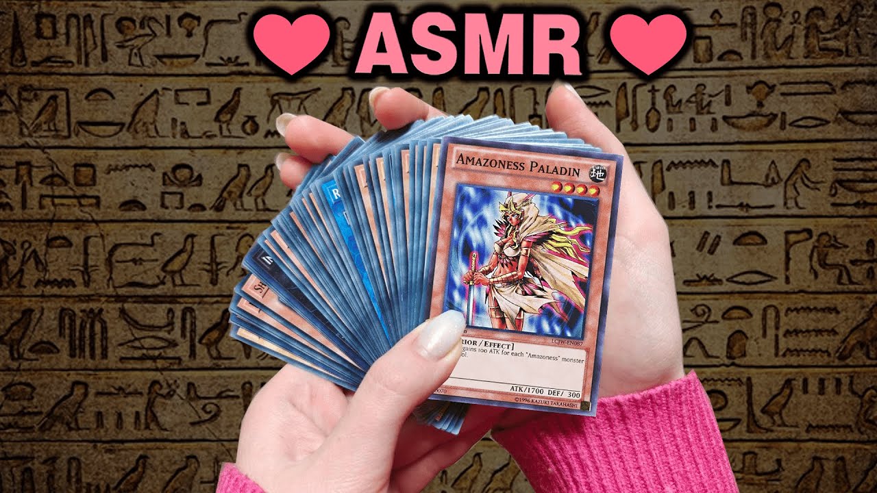 ASMR Softly Reading Yu-Gi-Oh! Female Cards to Help You Fall Asleep ❤️