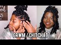 Chit Chat GRWM | DO I HAVE A 🧔🏾?, Dating Apps, Career, Natural Hair Do’s & Don’ts