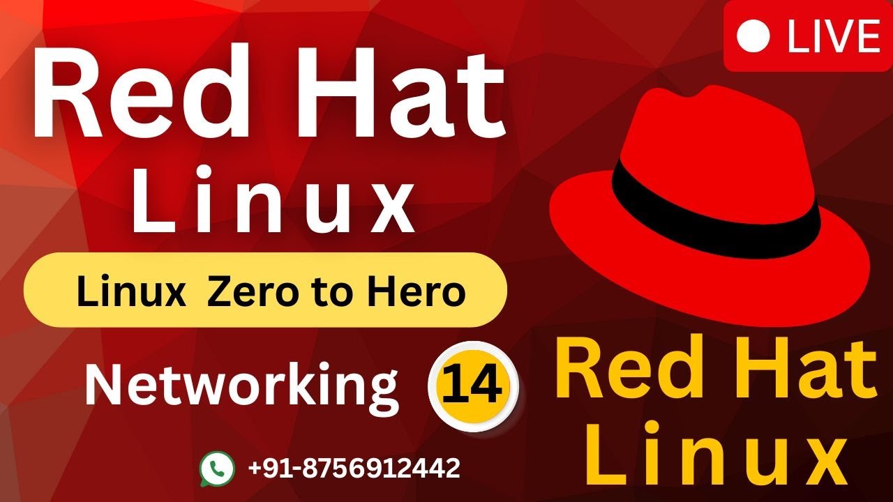 Red Hat Linux Class 14 | Networking in Linux 🔗 How to Manage Network ...