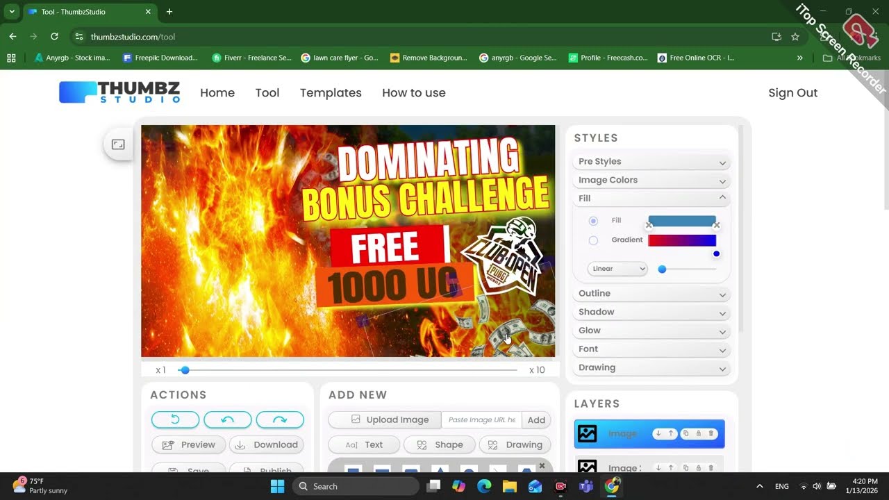 How to Create a Sports YouTube Thumbnail for Free (Step-by-Step)