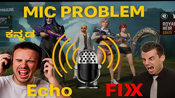 BGMI 3.9 Update ಡಬಲ್ ಸೌಂಡ್ FIX 🔥 | Echo Sound / Mic Issue 100% Working!