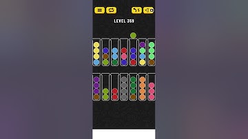 Ball sort puzzle level 359 #ballsortpuzzle