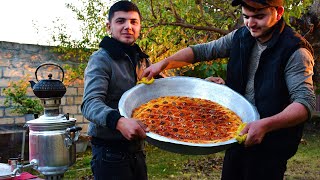 Country Lifestyle Vlog Azerbaijani Baklava Recipe! Outdoor Cooking