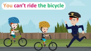 Lucas Has A Bicycle - Animated English Funny Story - Lucas English