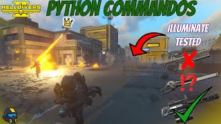 Helldivers 2 - All the Python Commando Weapons against the Illuminate