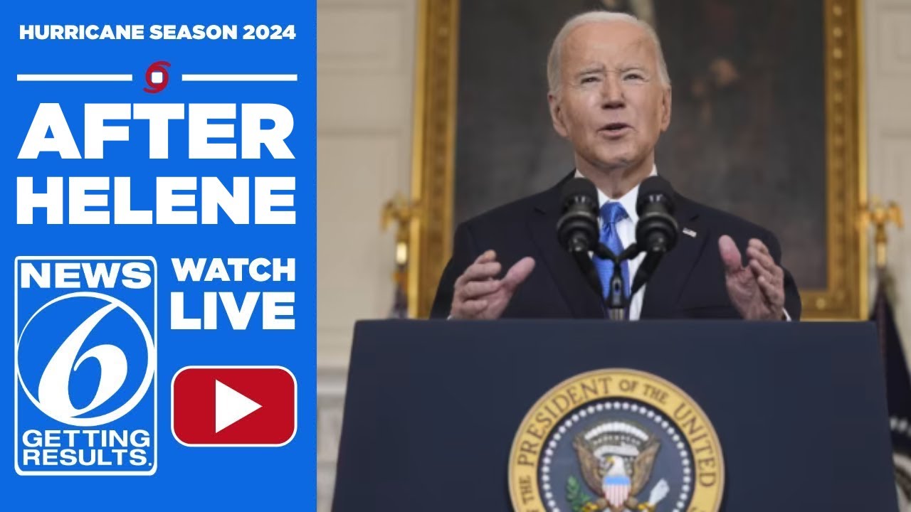 WATCH LIVE: President Biden gives update on Helene recovery efforts ...