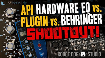 API Hardware vs Waves Plugin EQ vs Behringer vs Logic Pro X Mastering Shootout