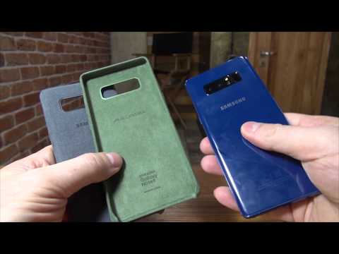 Обзор чехла ALCANTARA COVER для Galaxy Note 8.
