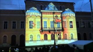 3D mapping на здании и в интерьере световые видеоинсталляции