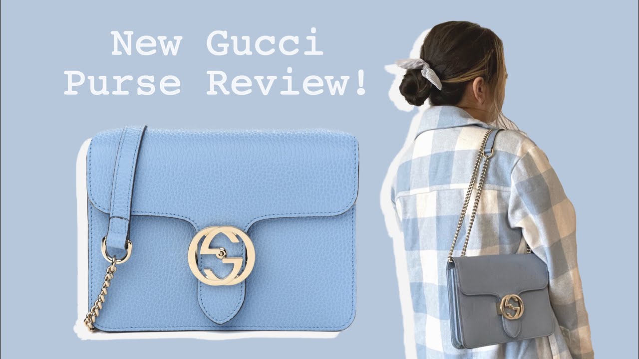 Gucci Dollar Calfskin Interlocking G Purse Review! 