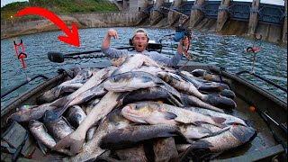 Bowfishing A Massive Spillway During A Huge Storm!!! (They Went Nuts!!!)