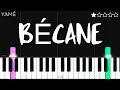 Yamê - Bécane | EASY Piano Tutorial
