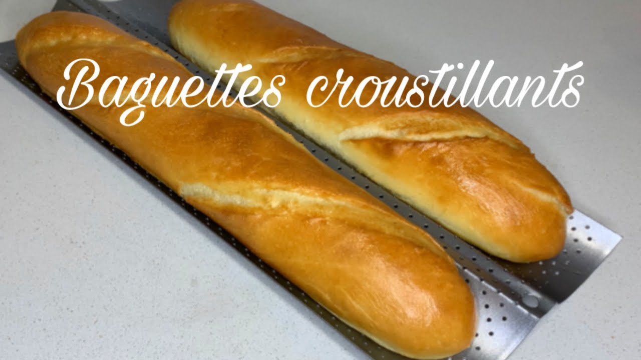 Comment faire un pain croustillant express - YouTube