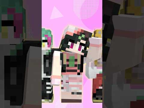 マイクラでバンバラバンバラバンバラバン踊ってみた！ #ポロロの歌 #くれすと  #マイクラ