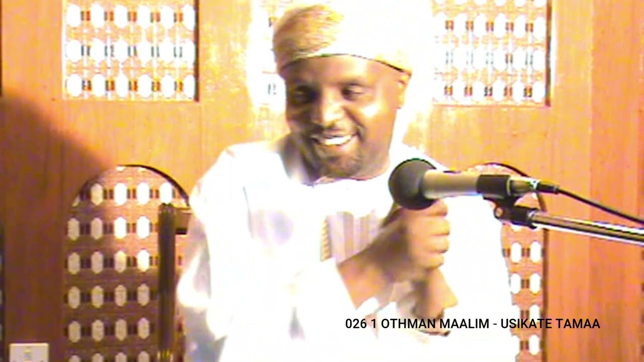 026 1 OTHMAN MAALIM   USIKATE TAMAA