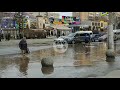 Перекресток Красноармейского проспекта и ул. Лейтейзена в Туле опять затопило водой