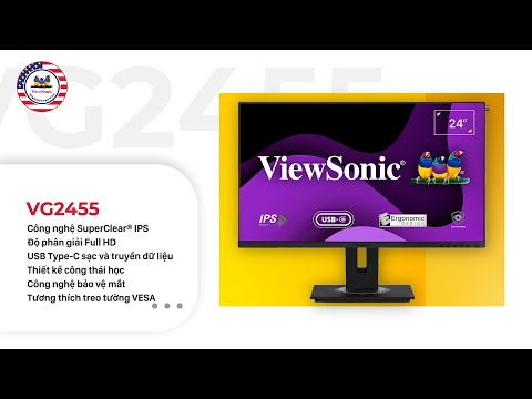 Màn hình văn phòng cao cấp ViewSonic VG2455 có gì nổi bật?| ViewSonic Quick Review