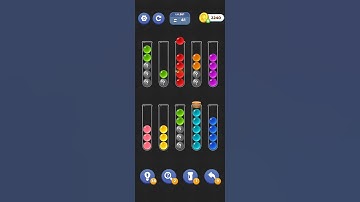Ball colour sort puzzle level 261 #games #gaming #gameplay
