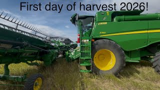 First day of Harvest 2026!!