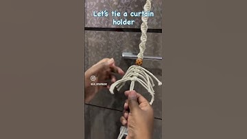 Macrame curtain holder 🌼🧬