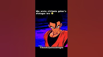 Why is Ultimate Gohan so unhinged?? 😭🙏