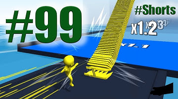 Stack Colors  - Gameplay ( Level 99 ) Walkthrough #Shorts
