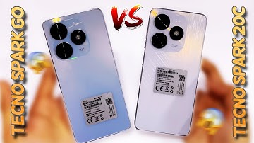 Tecno Spark 20c vs Tecno Spark Go Comparison | Low range Battle