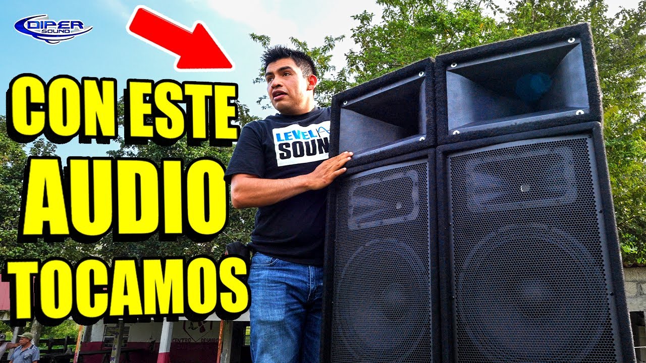 TOCAMOS CON UN NUEVO EQUIPO DE AUDIO DE UN AMIGO Y SONO INCREIBLE!