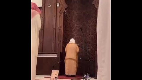 تلاوة قصيرة مرئية للشيخ خالد الجليل من الليلة الخامسة عشر رمضان 1442