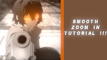 Smooth zoom in (AE Inspired) Video Star Tutorial !