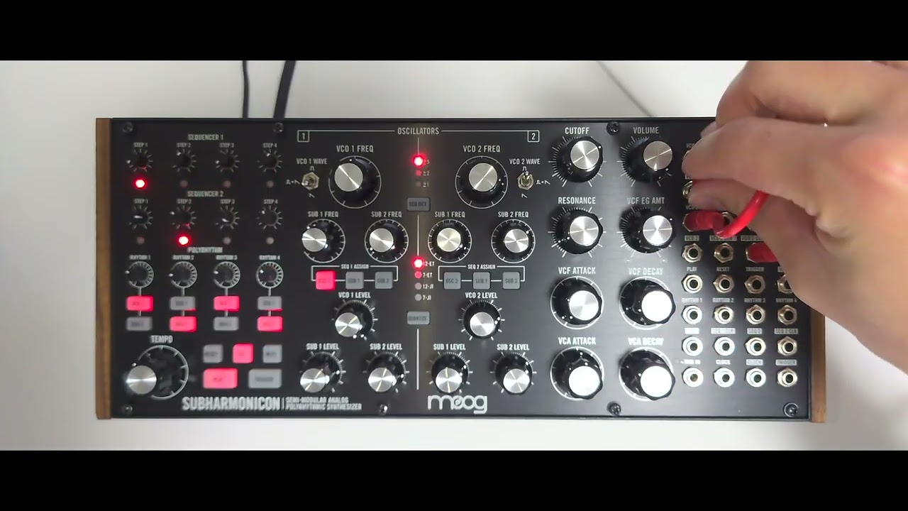 MOOGのセミモジュラーシンセ”SUBHARMONICON”を触ろう！ by スタッフHN