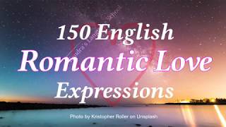 150 English Romantic Love Expressions 💕 🍷