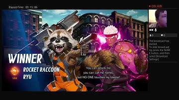 Lets play Marvel Vs Capcom Infinite Arcade with Rocket Raccoon and Ryu