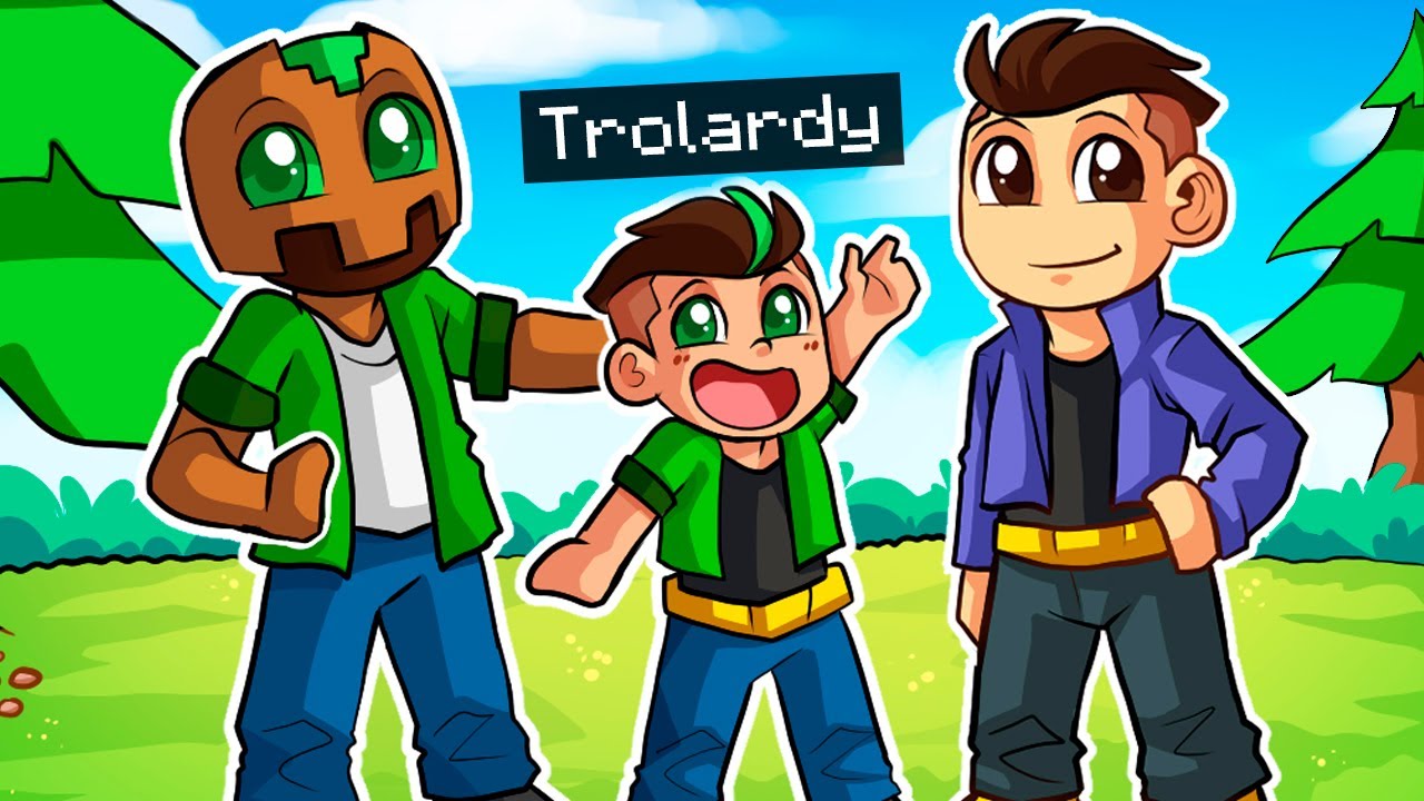 MINECRAFT pero TENEMOS UN HIJO EN MINECRAFT 😱😂 MINECRAFT TROLARDY