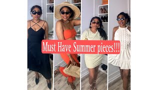 Minimal Summer Outfit Ideas | Must Have Summer Pieces | Try On Haul