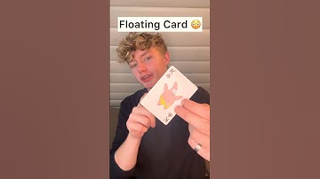 How To Float A Card! #shorts