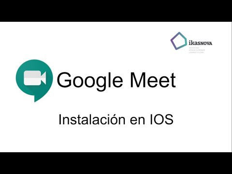 Video Meet: instalación en iOS - youtube