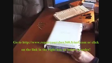 Repair your Xbox 360 red rings of death or E74 video guide