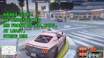 Ramee Strikes The Cop Who Disrespected Him | NoPixel GTA RP