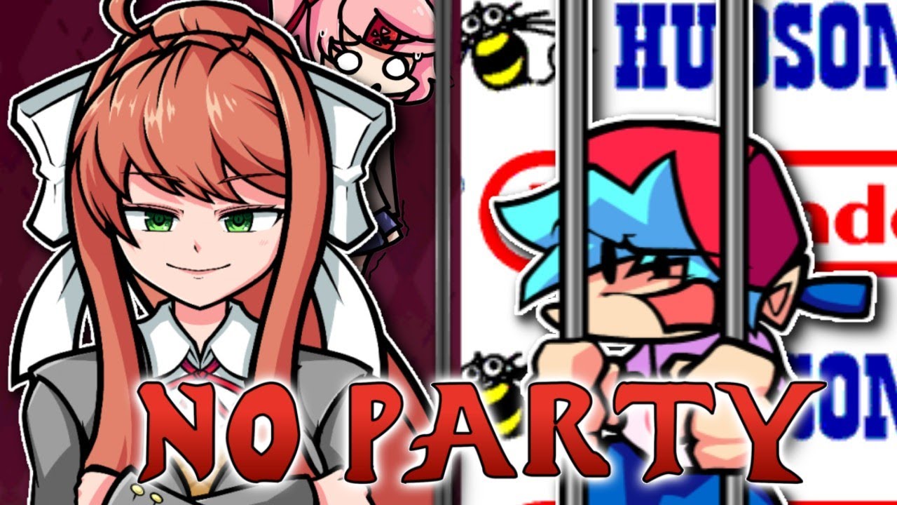 No Party But Monika Sing it | FNF COVER