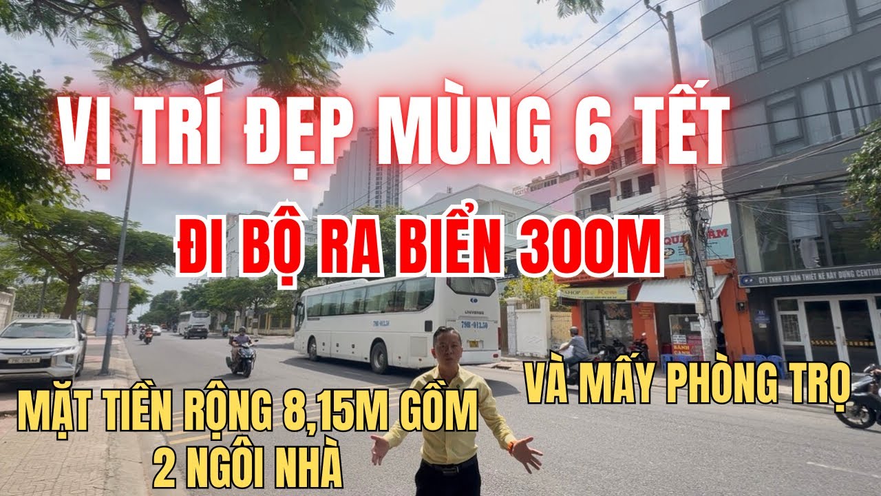 Vị trí đẹp gần biển tại Nha Trang, bao gồm 2 ngôi nhà mặt tiền rộng đang cho thuê | Nhà Nha Trang 