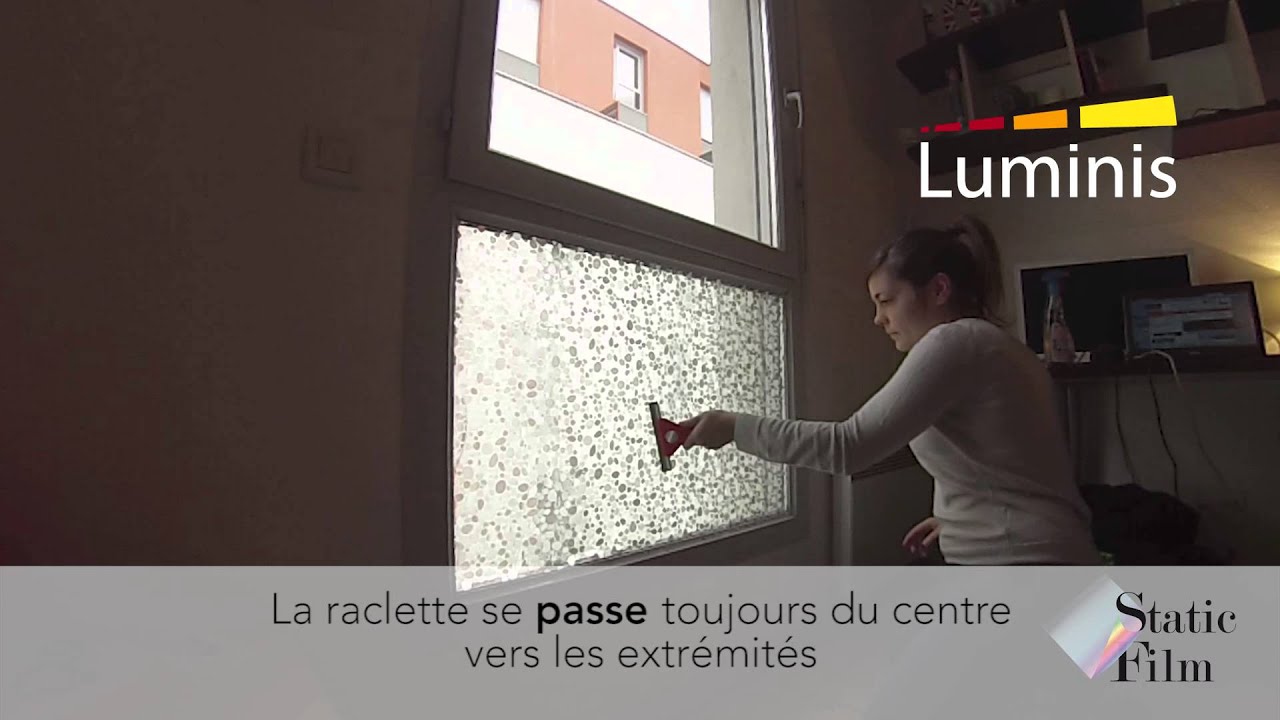 Qualsen Film Fenetre Anti Regard Adhesif pour Vitre Brise Vue