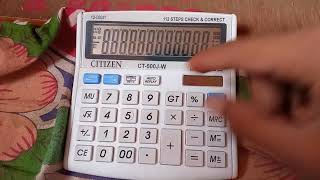 how to switch off Citizen calculator screenshot 5