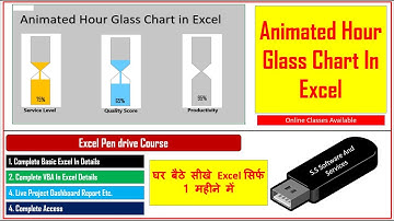 53 Info graphics Animated Hour Glass Chart in Excel