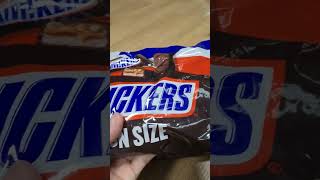 Snickers Chocolate bar Fun Size, #sweet #shorts #shortvideo