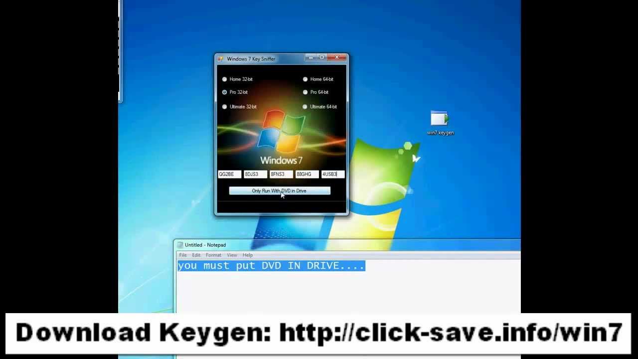 Product Key Windows 7 Professional 64 Bit Keygen