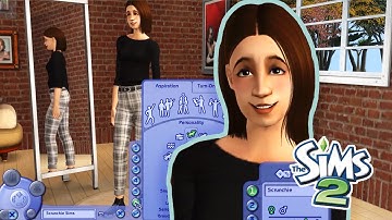 I made my Simself in The Sims 2 Create a Sim