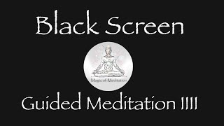 Guided Meditation for Anxiety &amp; Stress, mindfulness meditation, ASMR, Black Screen